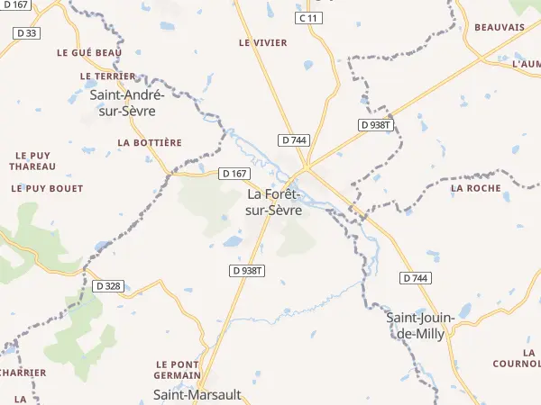 Plan de La Forêt-sur-Sèvre