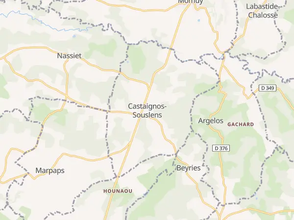Plan de Castaignos-Souslens