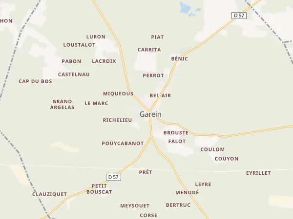 Plan de Garein