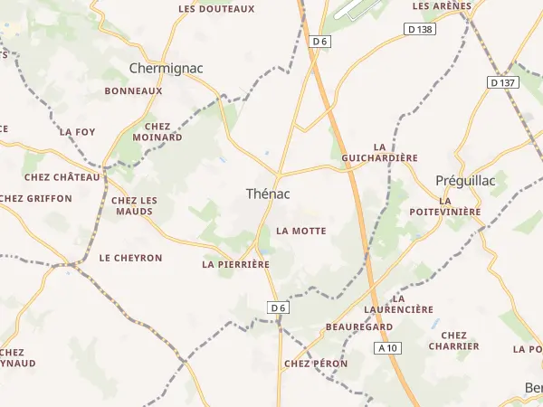 Plan de Thénac