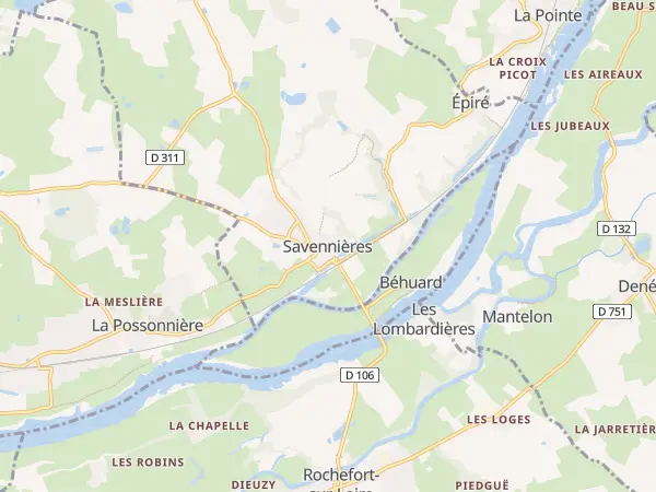 Plan de Savennières