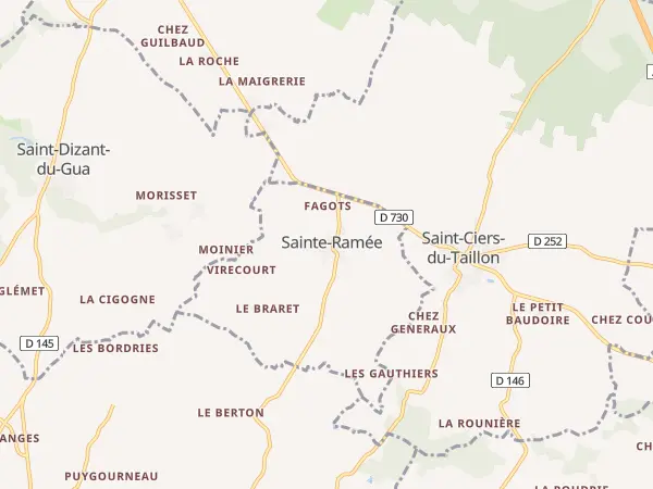 Plan de Sainte-Ramée