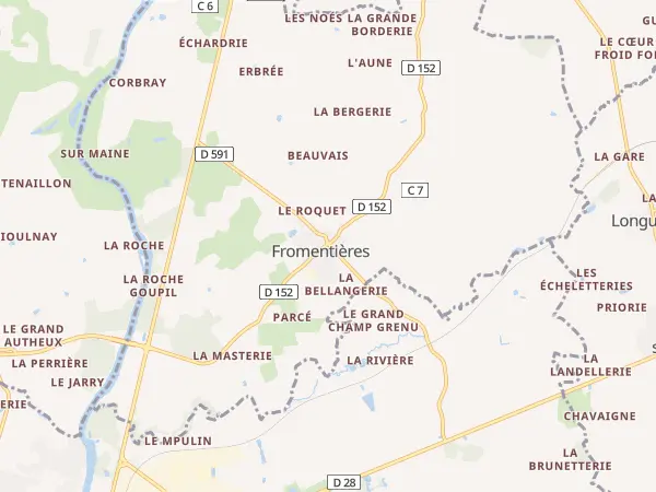 Plan de Fromentières