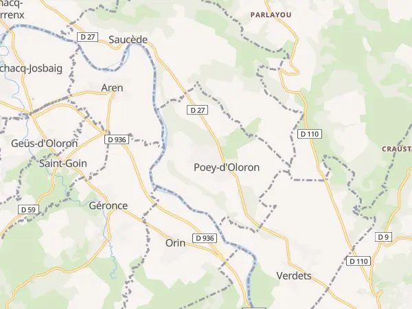 Plan de Poey-d’Oloron
