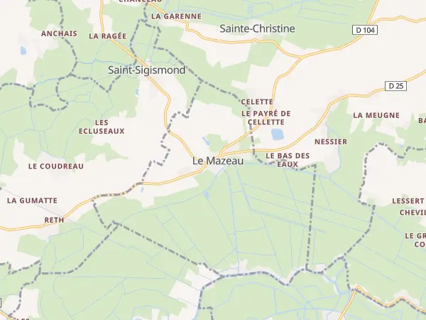 Plan du Mazeau