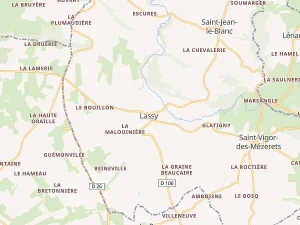Plan de Terres de Druance