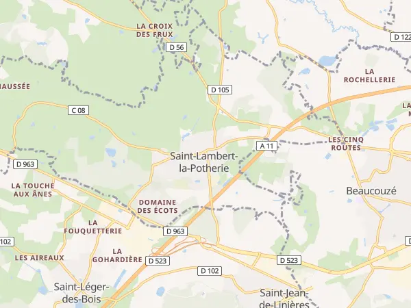 Plan de Saint-Lambert-la-Potherie