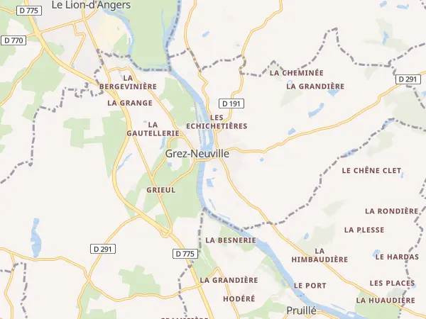 Plan de Grez-Neuville