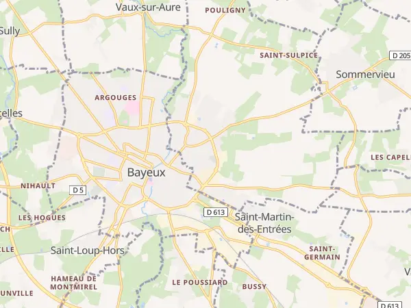 Plan de Saint-Vigor-le-Grand