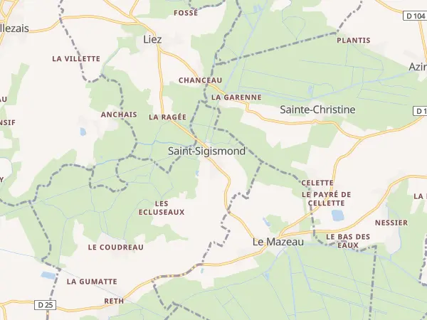 Plan de Saint-Sigismond