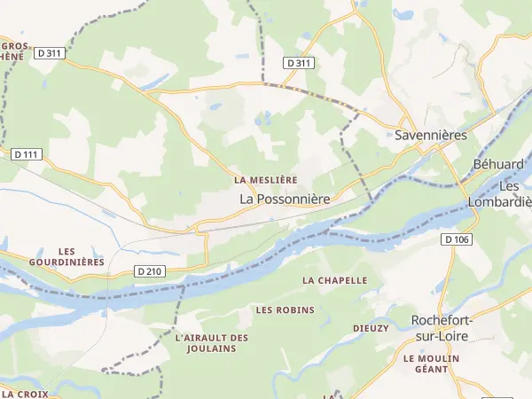 Plan de La Possonnière