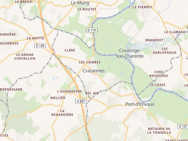 Plan de Crazannes