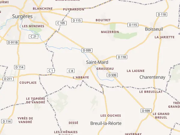Plan de Saint-Mard