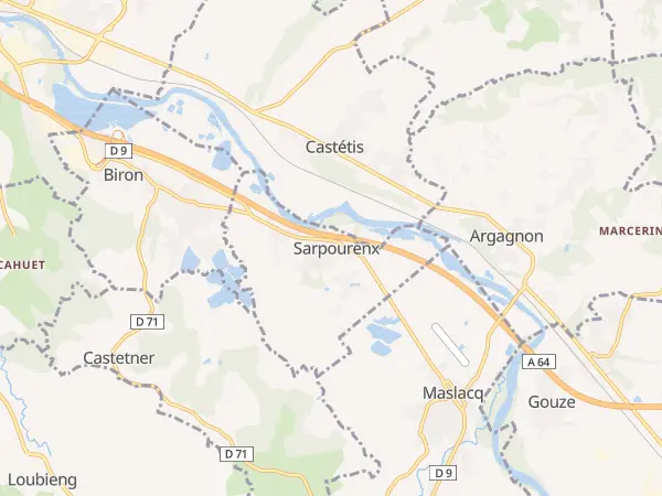 Plan de Sarpourenx