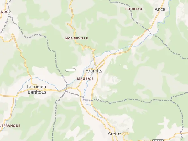 Plan de Aramits