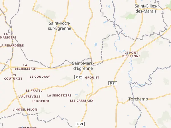 Plan de Saint-Mars-d’Égrenne