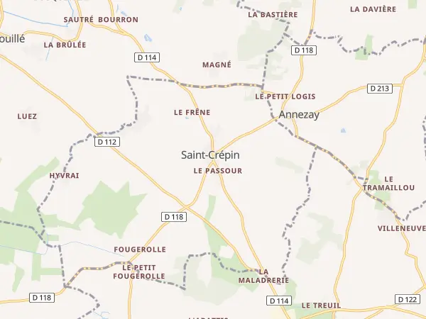 Plan de Saint-Crépin