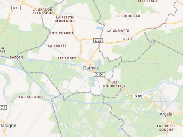 Plan de Damvix