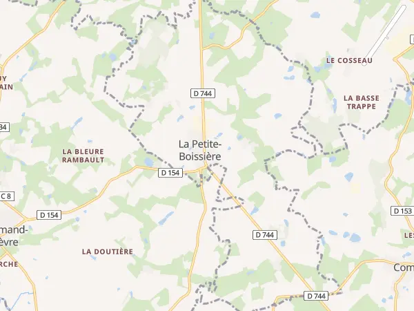 Plan de La Petite-Boissière