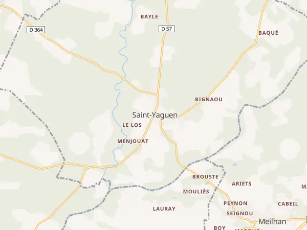 Plan de Saint-Yaguen