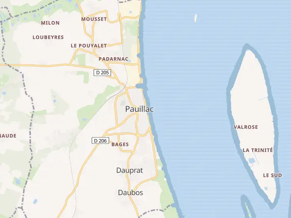 Plan de Pauillac