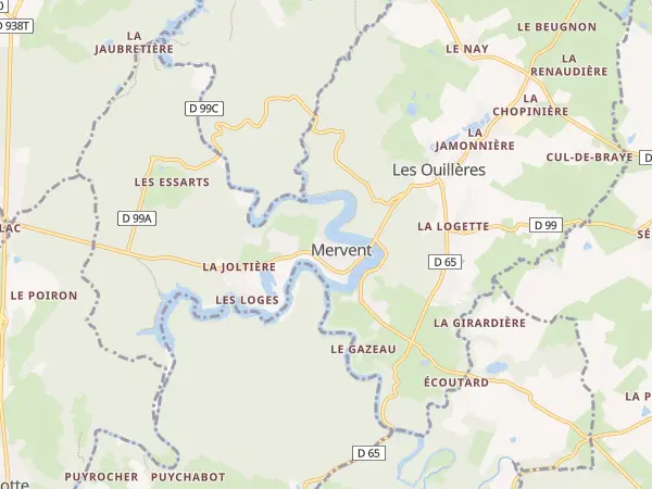Plan de Mervent