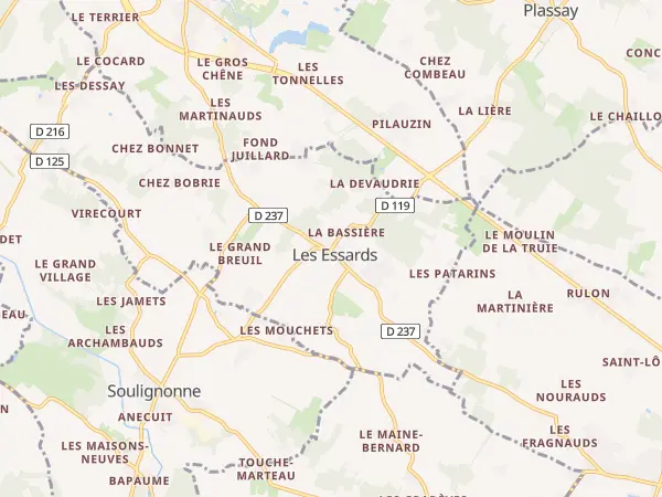 Plan des Essards