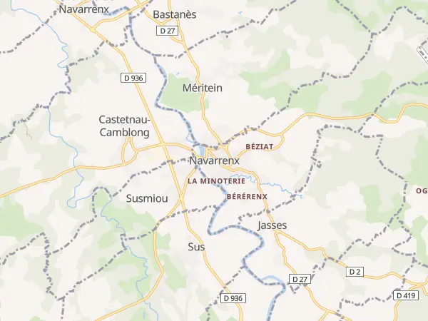 Plan de Navarrenx