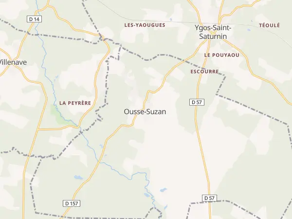 Plan de Ousse-Suzan