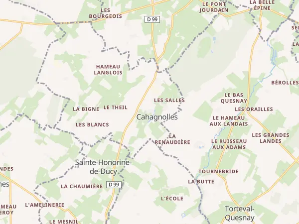 Plan de Cahagnolles