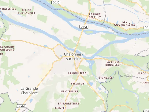 Plan de Chalonnes-sur-Loire