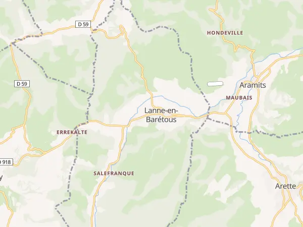Plan de Lanne-en-Barétous