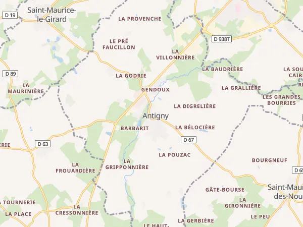 Plan de Antigny