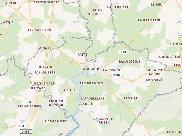 Plan de Vouvant