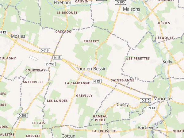 Plan de Tour-en-Bessin