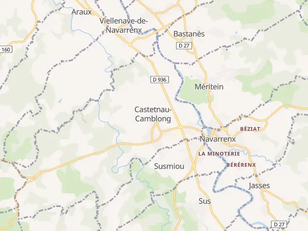 Plan de Castetnau-Camblong