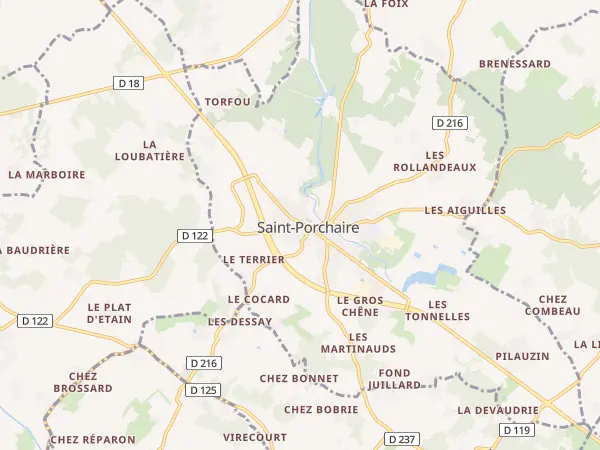 Plan de Saint-Porchaire