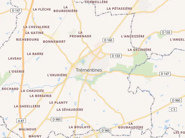 Plan de Trémentines