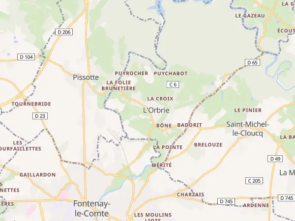 Plan de L’Orbrie