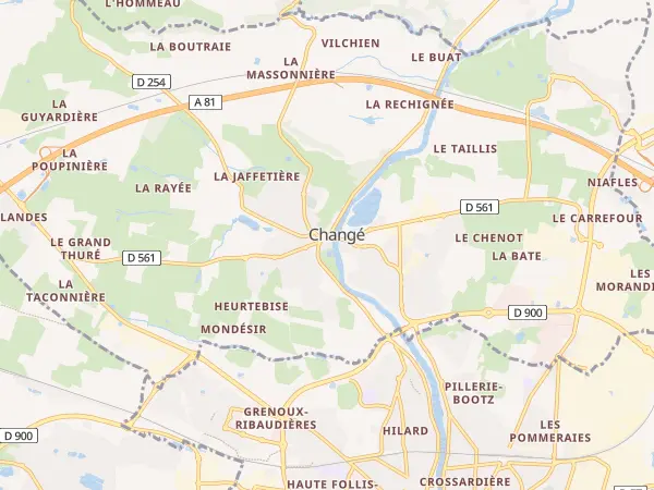 Plan de Changé
