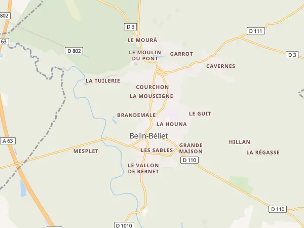 Plan de Belin-Béliet