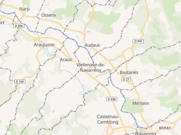 Plan de Viellenave-de-Navarrenx