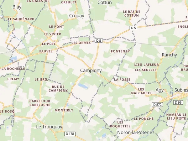 Plan de Campigny