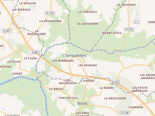 Plan de Champdolent