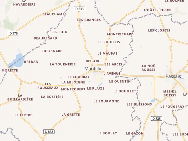 Plan de Mantilly