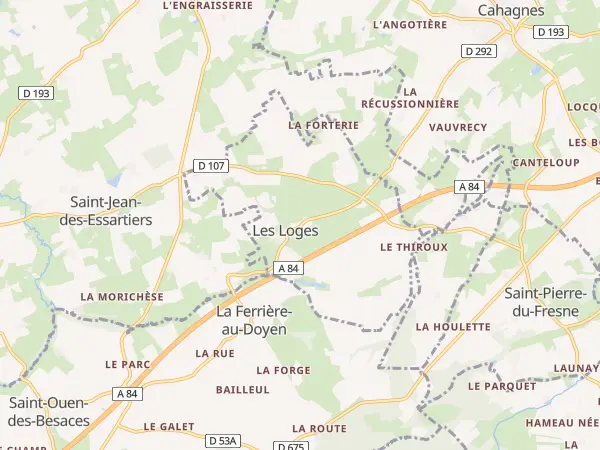 Plan des Loges