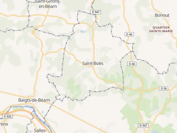 Plan de Saint-Boès