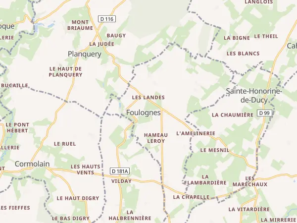 Plan de Foulognes