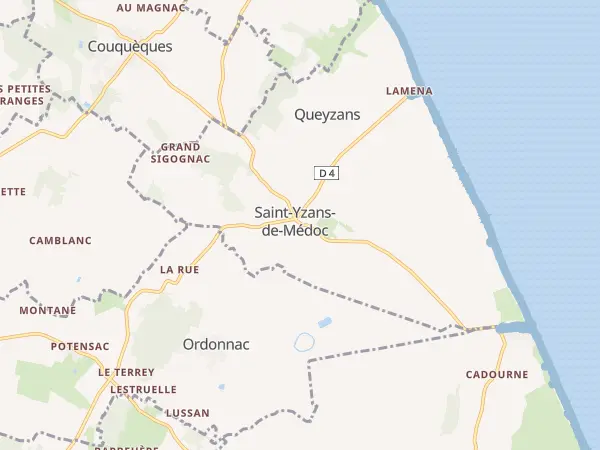 Plan de Saint-Yzans-de-Médoc
