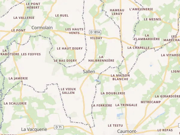 Plan de Sallen